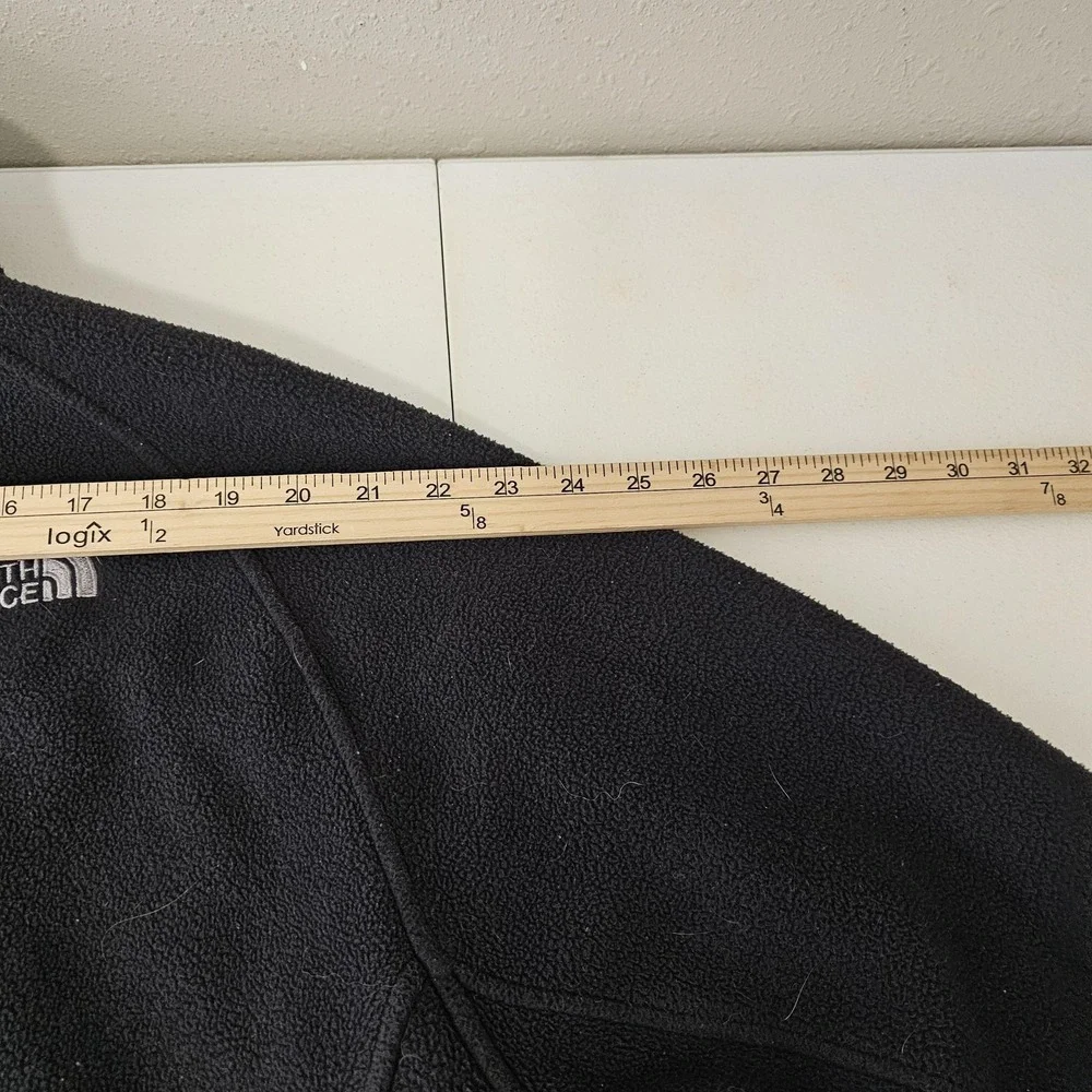 The North‎ Face Jacket Mens XL Black Fleece Full Zip Outdoor Hiking Warm Casual